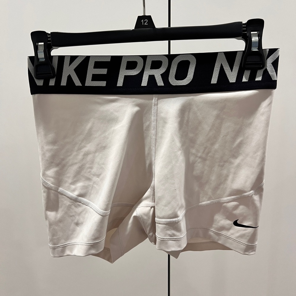 Nike Dri-FIT White Performance Shorts